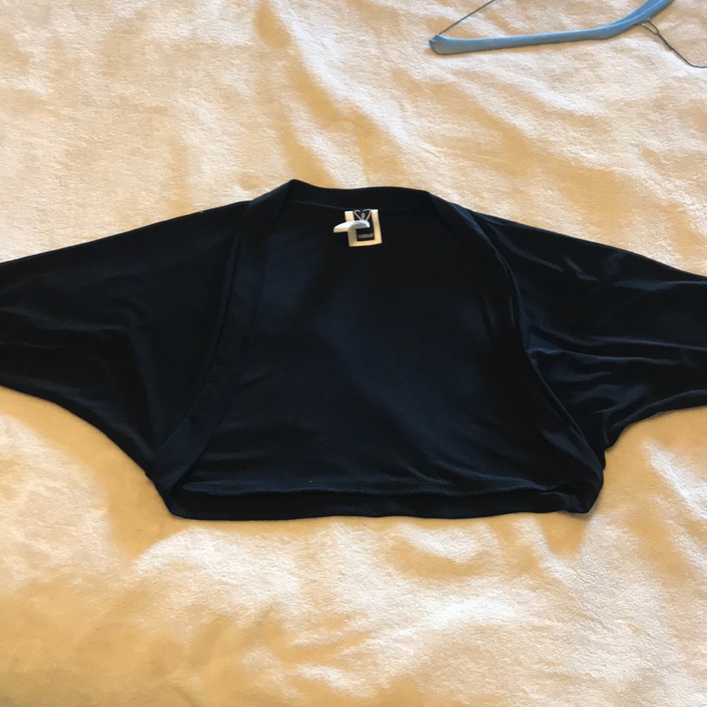 Windsor black bolero shrug jacket